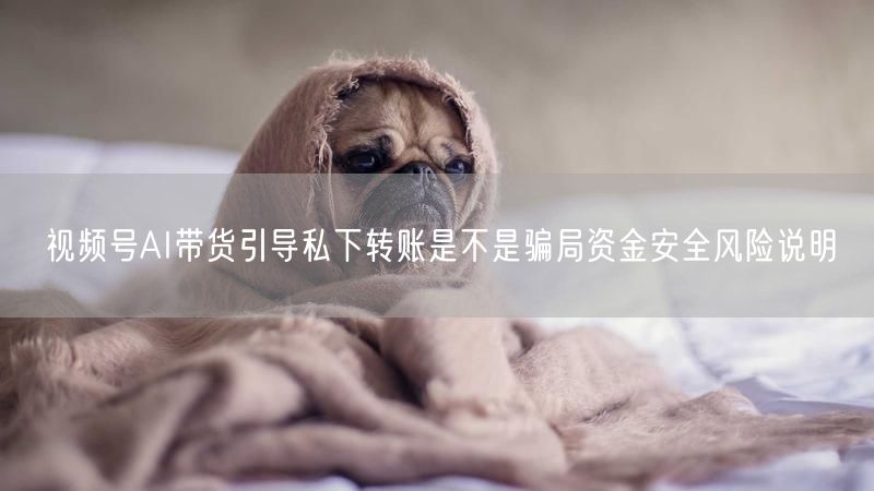 视频号AI带货引导私下转账是不是骗局资金安全风险说明