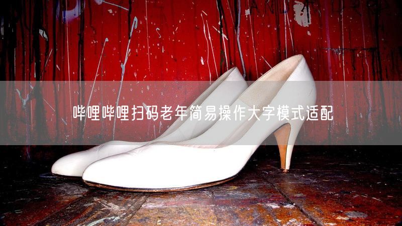 哔哩哔哩扫码老年简易操作大字模式适配