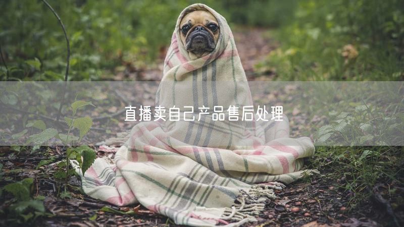 直播卖自己产品售后处理