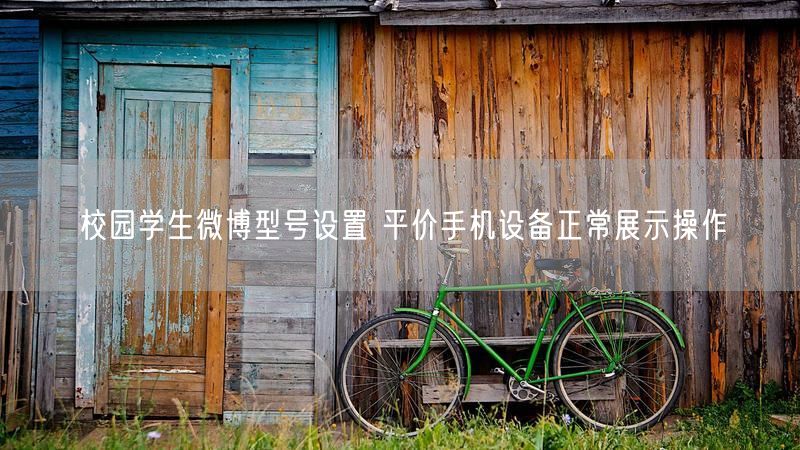 校园学生微博型号设置 平价手机设备正常展示操作